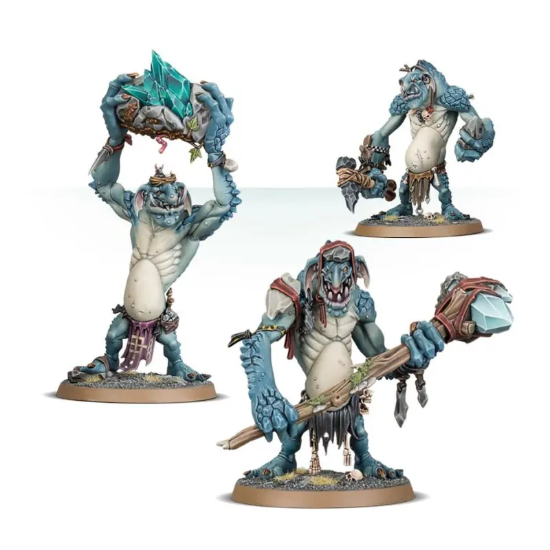 Gloomspite gitz: rockgut troggoths, age of sigmar, games workshop, model 89-33